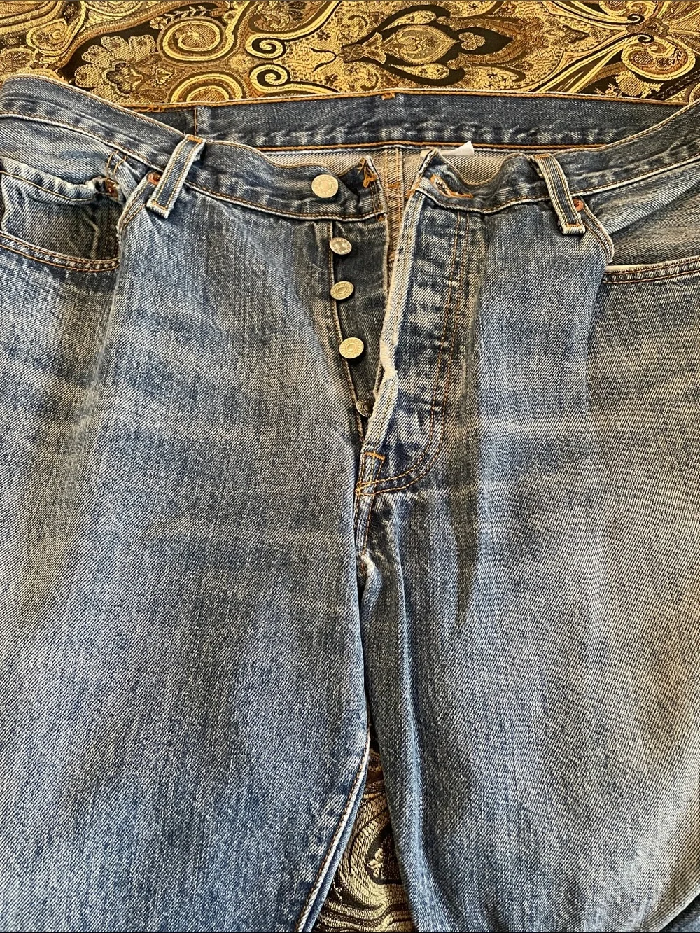Levi's 501’s Button Fly Broken-in Straight Leg Jeans 👖